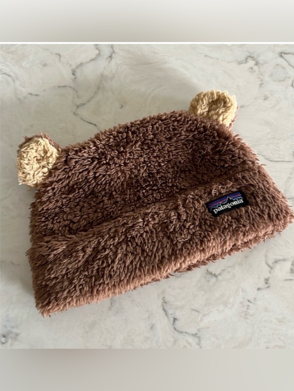 Patagonia Baby Furry Friends
Fleece Hat - Brown (baby 6-12M)